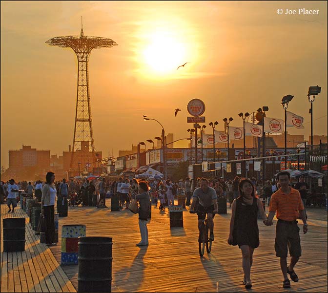 Coney Island at Dusk 